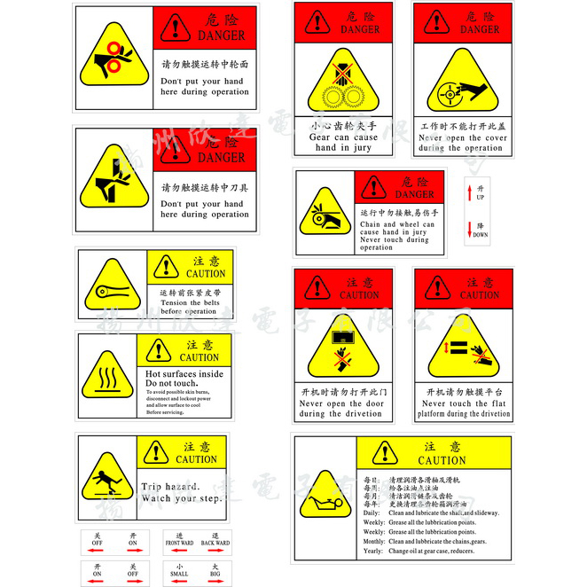 警示類(lèi)標(biāo)牌